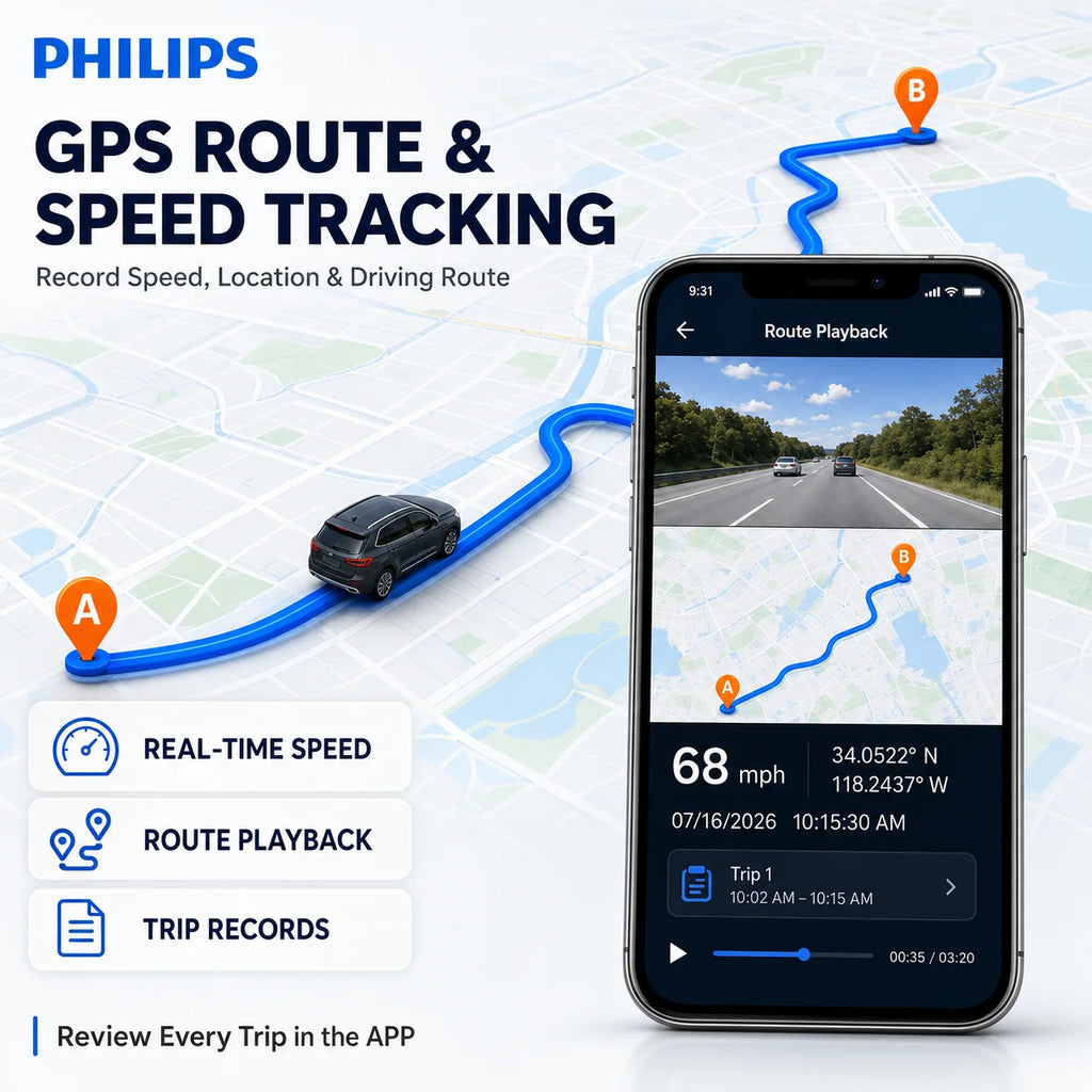Dashcam Car360Eye B07 4K+1K HDR Double Caméra Avant/Arrière WiFi 2.4G & 5.8G APP GPS Surveillance Parking 24H Vision Nocturne DVR Voiture