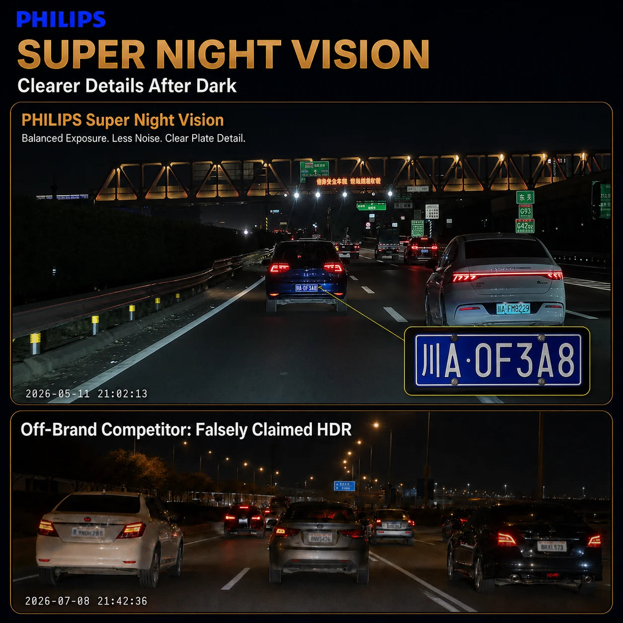 Dashcam Car360Eye B07 4K+1K HDR Double Caméra Avant/Arrière WiFi 2.4G & 5.8G APP GPS Surveillance Parking 24H Vision Nocturne DVR Voiture