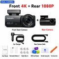 Dashcam Car360Eye B08 4K+1K HDR Double Caméra Avant/Arrière Écran OLED 1,57 Pouce WiFi 2.4G & 5.8G APP GPS Surveillance Parking 24H DVR Voiture