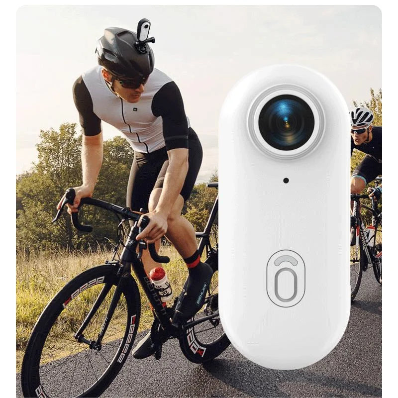 Mini Caméra Sport 4K WiFi Magnétique POV Caméra Corporelle Vlogging Sans Fil Casque Moto Étanche Vélo Enregistreur HD